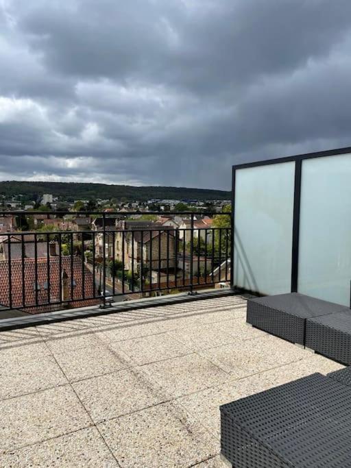 Appartement 3P Gare Terrasse Et Parking Prive Франконвіль Екстер'єр фото